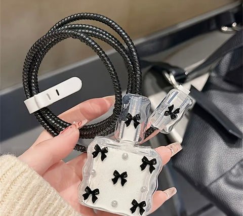 Cabeza de cubo + protector de cable (Mini Lazos)