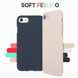 Case Soft Feeling Iphone - Rojo, Azul y Negro