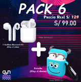 PACK 6 ( i12+ case de airpods )